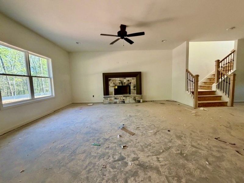 In-progress construction of a new home in Forrest Farms, Greenville, GA (Image 8).