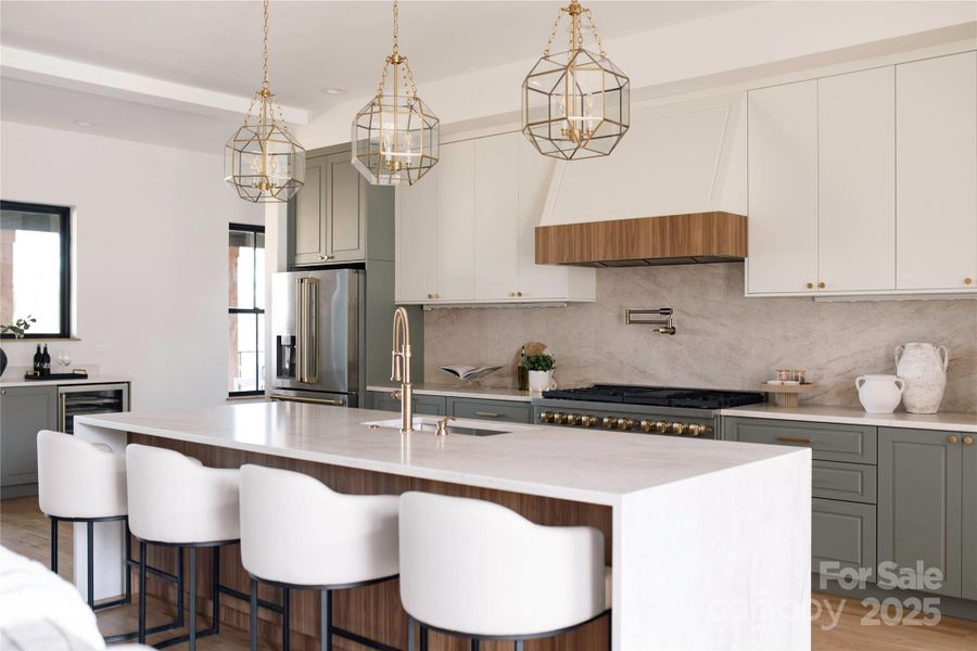 Furnished interior view inside a new home in , Charlotte (Image 38).