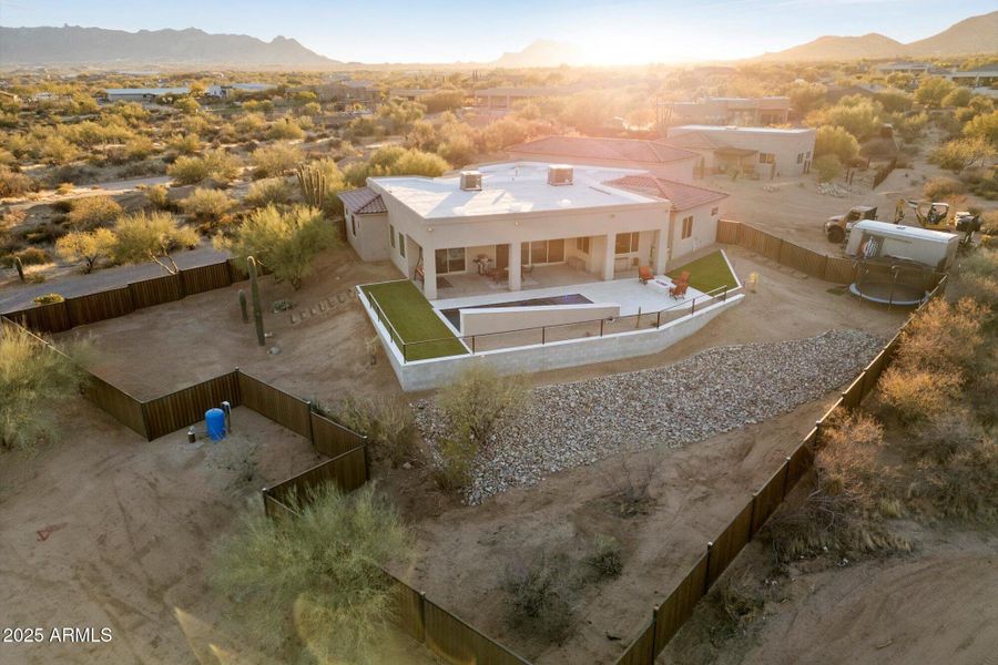 Aerial Backyard