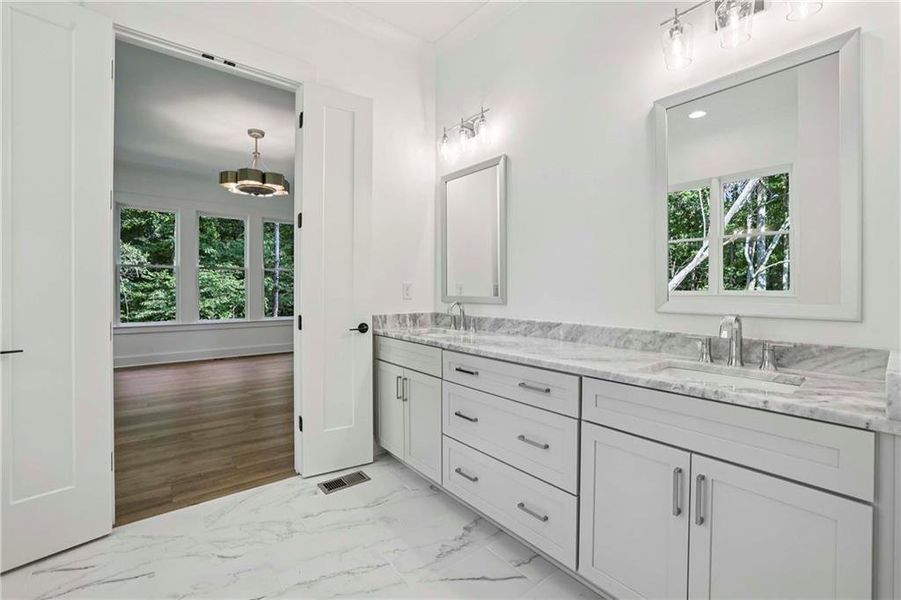 Furnished interior view inside a new home in , Cumming (Image 11). Furnished interior view inside a new home in , Cumming (Image 11).