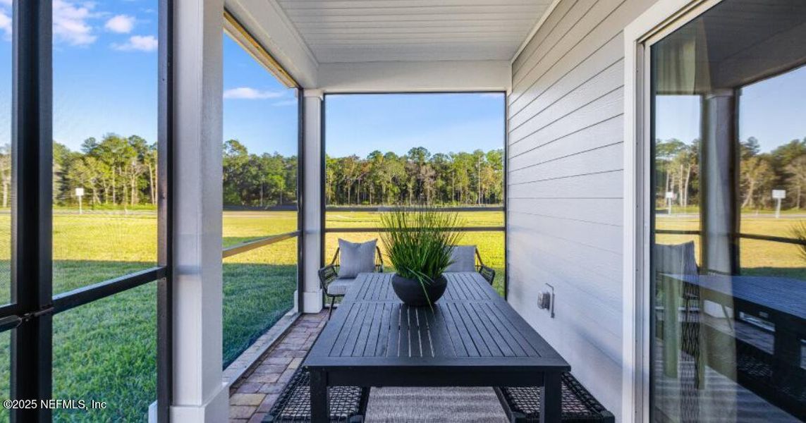 Exterior details and patio area of a home in Granary Park: Granary Park 50s, Green Cove Springs (Image 3). Exterior details and patio area of a home in Granary Park: Granary Park 50s, Green Cove Springs (Image 3).