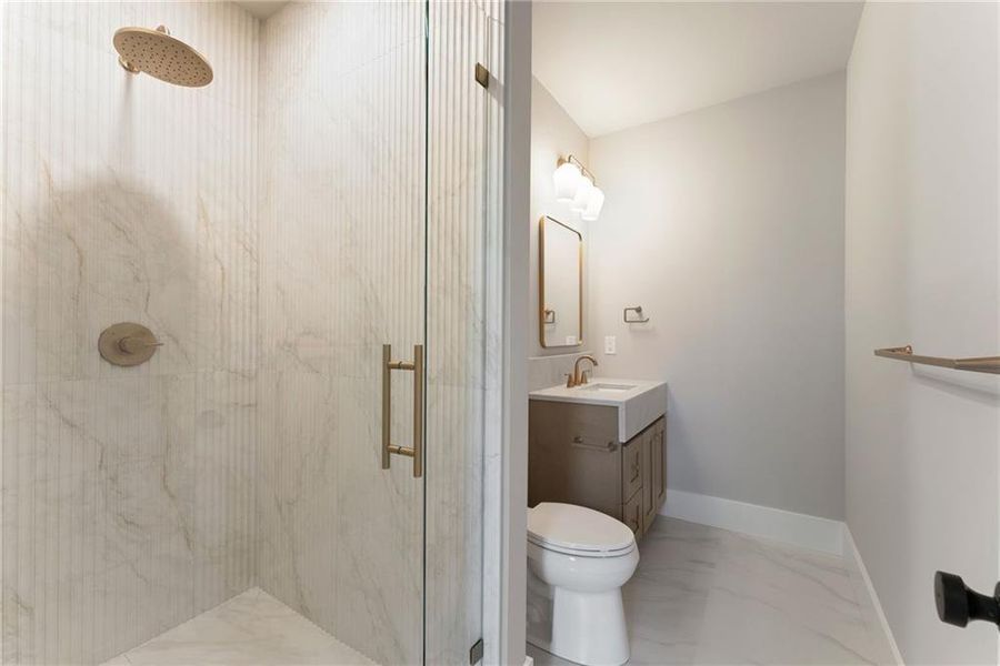 Furnished interior view inside a new home in , Flowery Branch (Image 15).