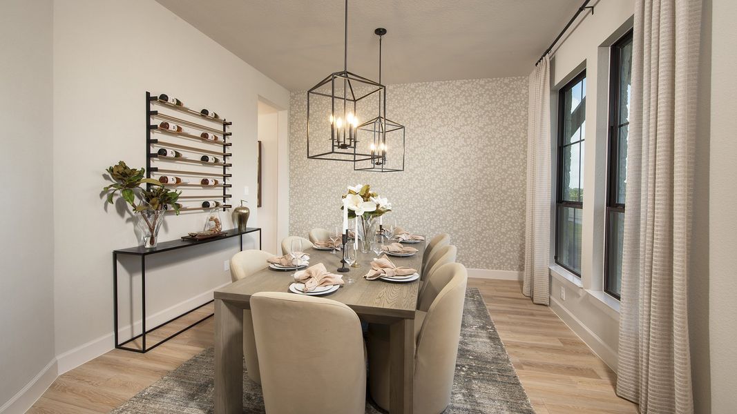 Representative furnished interior of a home built from the 4941B by Perry Homes in Palmera Ridge 70', Leander (Image 5). Representative furnished interior of a home built from the 4941B by Perry Homes in Palmera Ridge 70', Leander (Image 5).