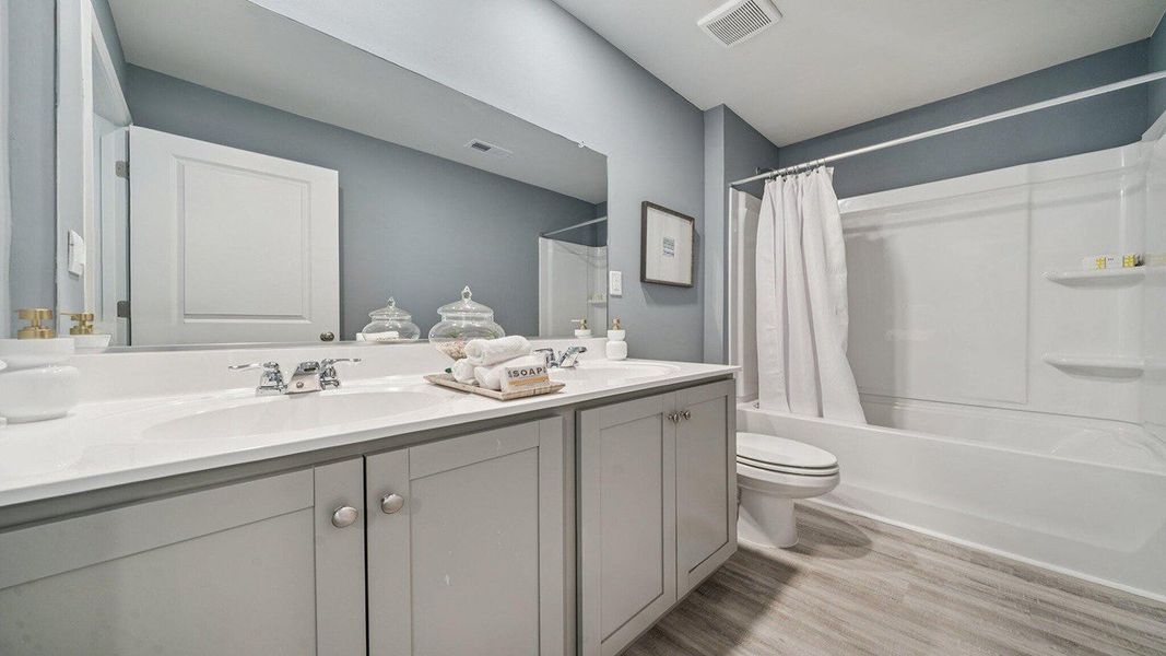Furnished interior view inside a new home in The Garrison, Ladson (Image 23). Furnished interior view inside a new home in The Garrison, Ladson (Image 23).