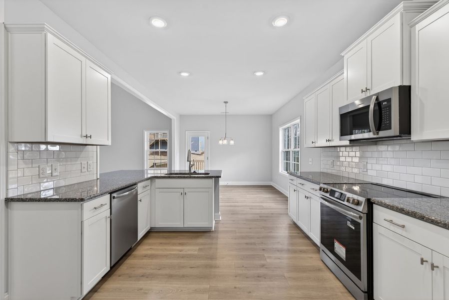 Furnished interior view inside a new home in Crystal Village, Albemarle (Image 6).