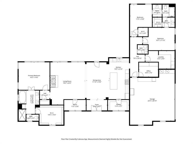 2D floor plan layout of this home in , Garner, TX (Image 2).