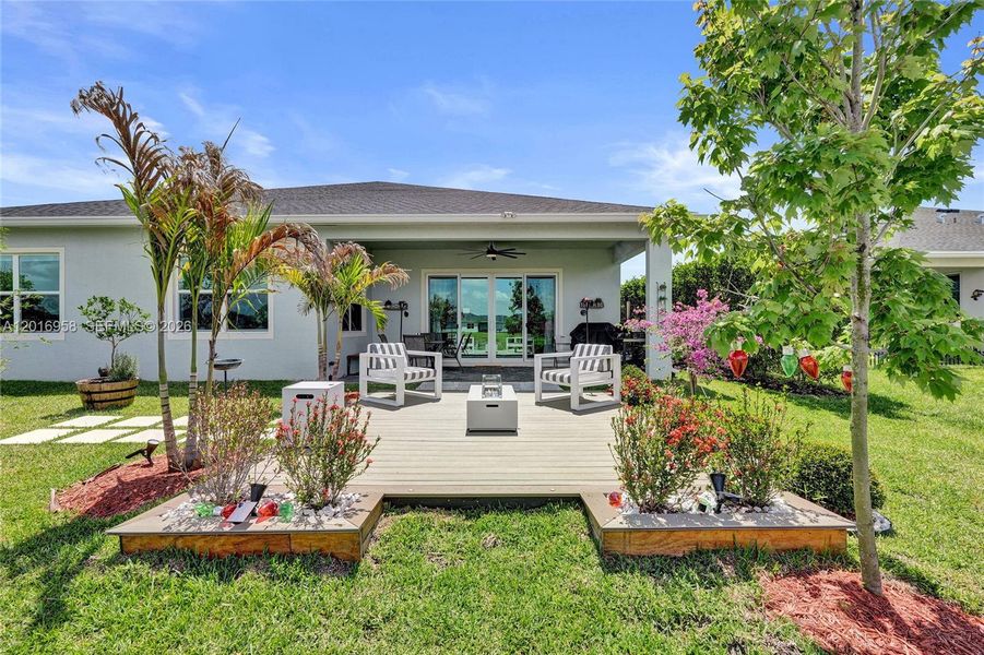 Exterior details and patio area of a home in , Port St. Lucie (Image 33). Exterior details and patio area of a home in , Port St. Lucie (Image 33).
