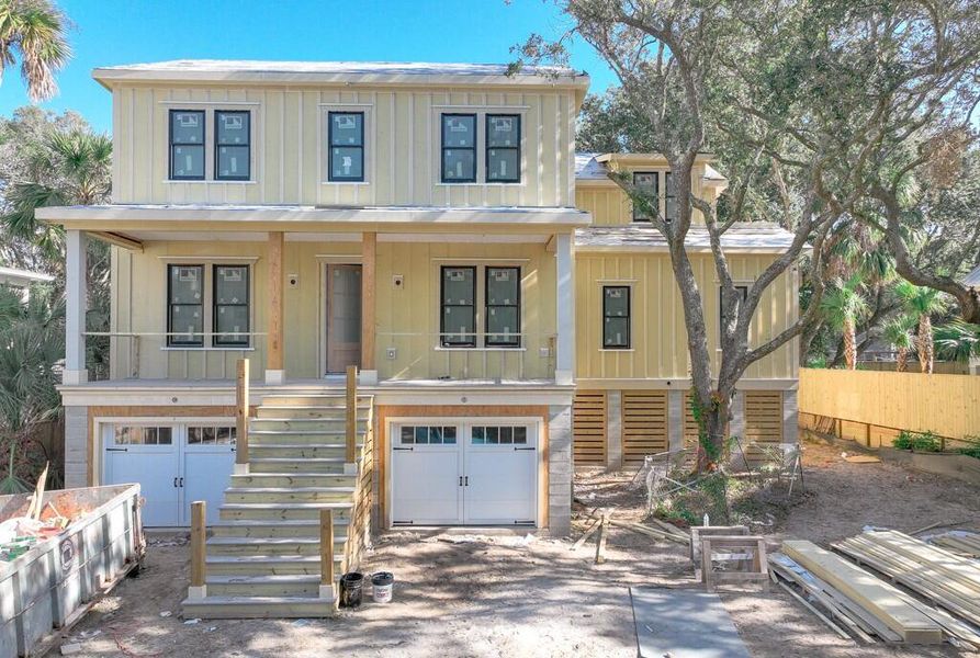 In-progress construction of a new home in , Isle Of Palms, SC (Image 46).