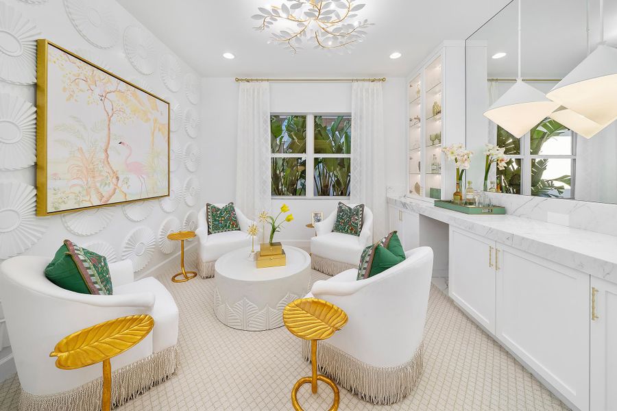 Representative furnished interior of a home built from the Aurora by GL Homes in Valencia Sky (55+), Naples (Image 7).