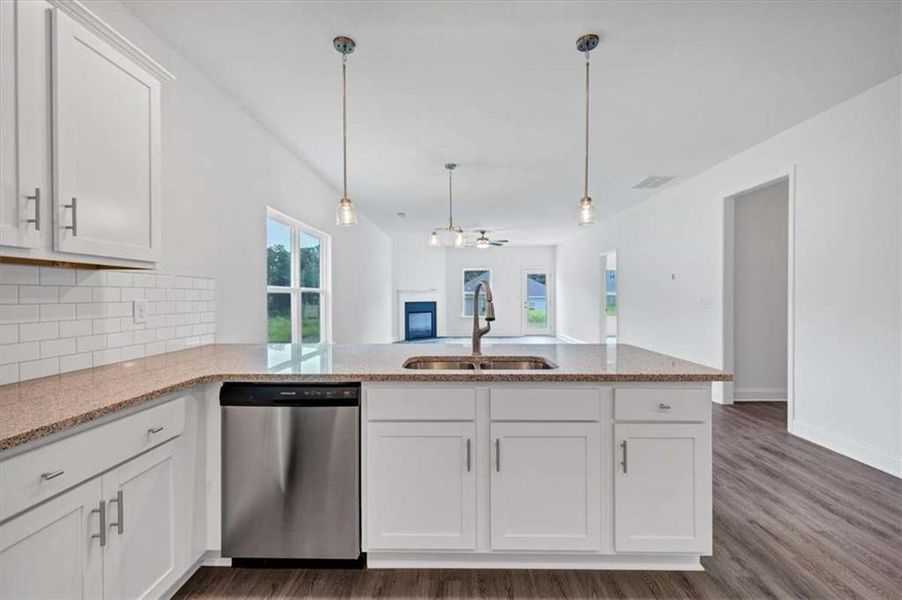 Furnished interior view inside a new home in Park Place, Bowdon (Image 7).