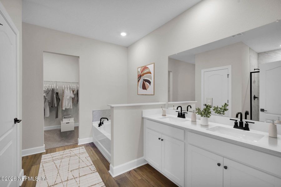 Furnished interior view inside a new home in , Jacksonville (Image 4).