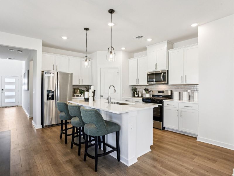Furnished interior view inside a new home in Greystone - Ridge Series, Smyrna (Image 4).