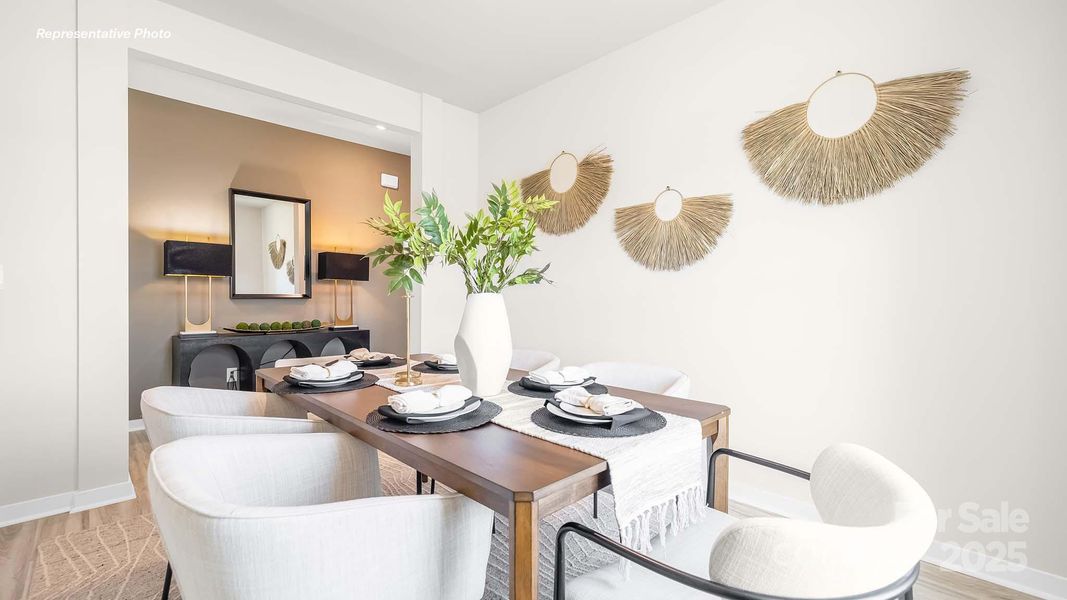 Furnished interior view inside a new home in The Hamptons at Hickory, Hickory (Image 23).