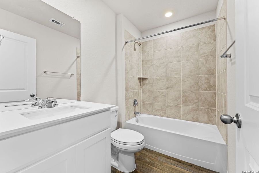 Furnished interior view inside a new home in Redbird Ranch, San Antonio (Image 4).