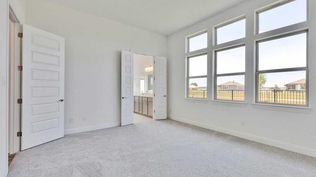 Furnished interior view inside a new home in Preserve at Lakeside Meadows, Pflugerville (Image 17).