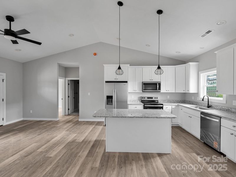 Furnished interior view inside a new home in , Weaverville (Image 7).