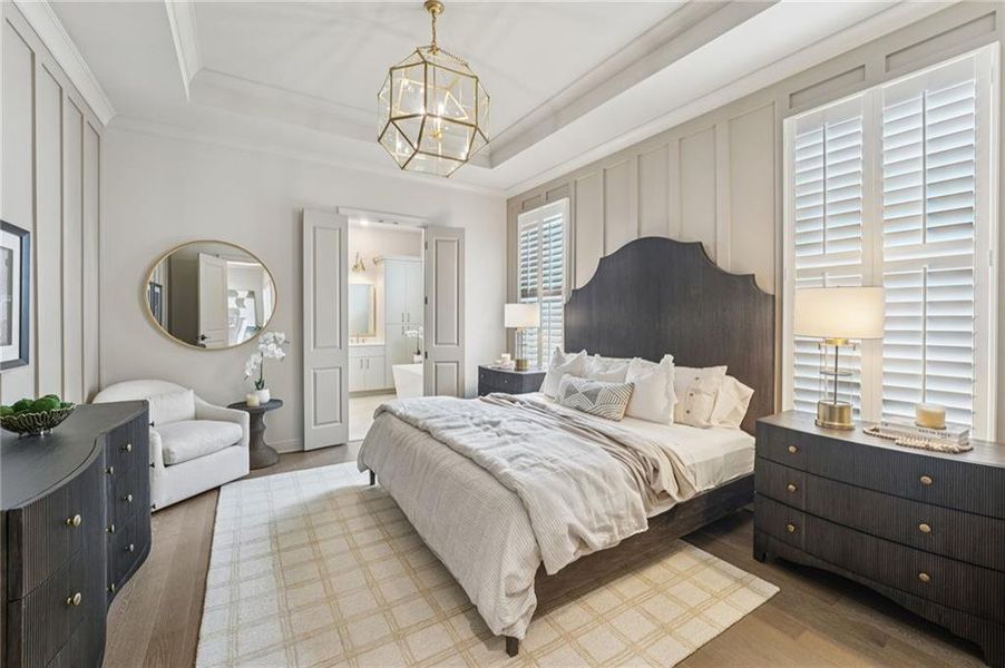 Furnished interior view inside a new home in Promenade at Sawnee Village, Cumming (Image 30).