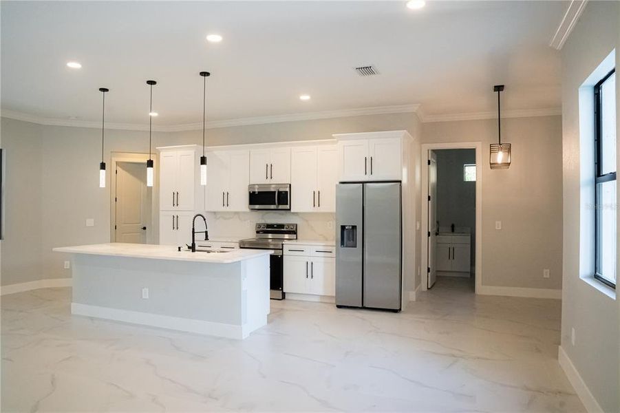 Furnished interior view inside a new home in , Brooksville (Image 5).