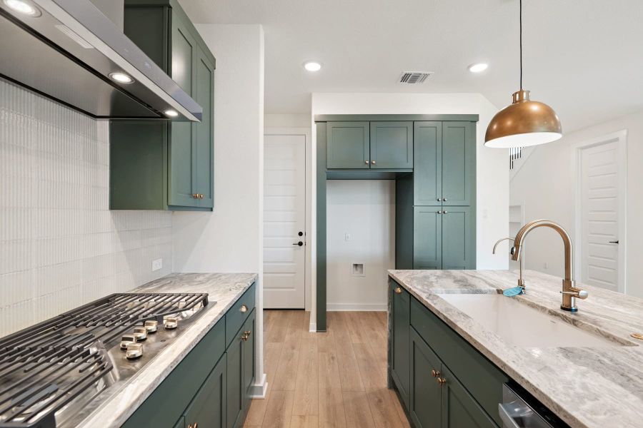 Furnished interior view inside a new home in Flora, Hutto (Image 6).