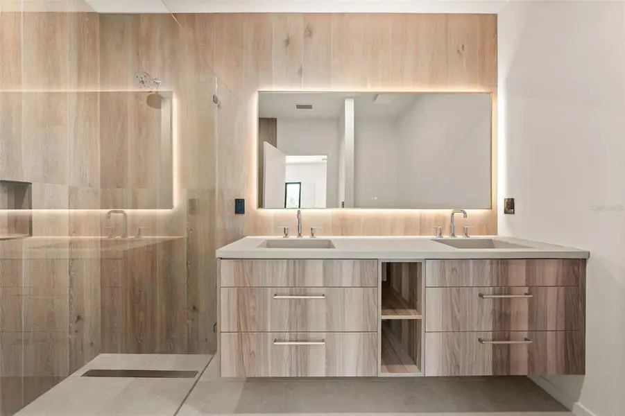 Furnished interior view inside a new home in , Sarasota (Image 11).