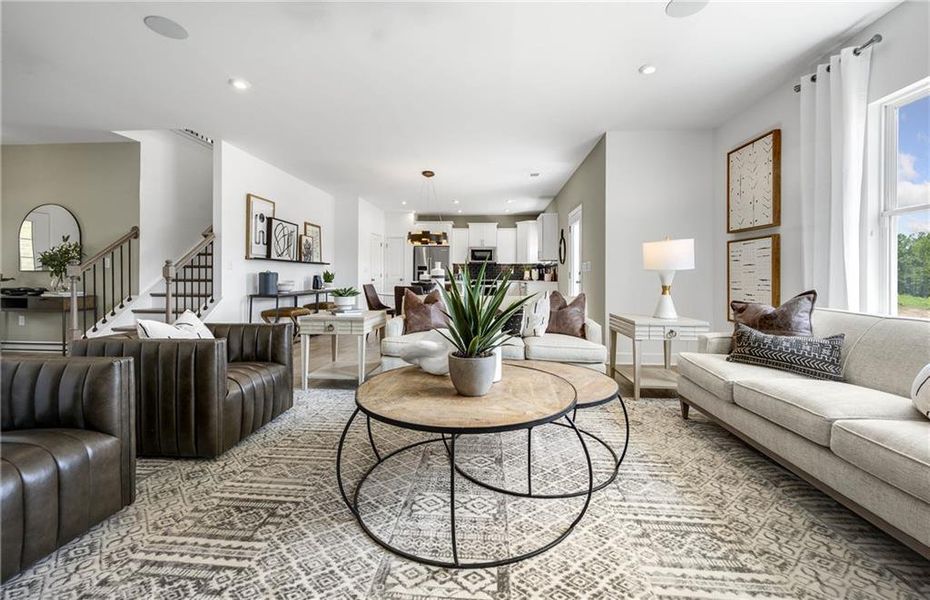 Furnished interior view inside a new home in Anderson Point, McDonough (Image 10).