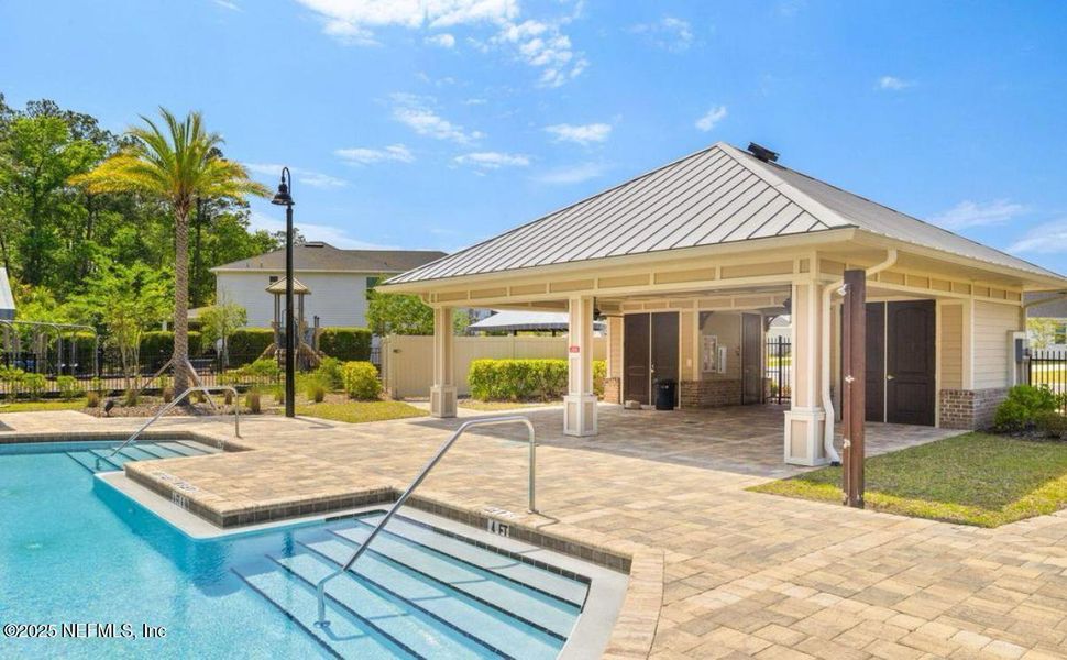 Front exterior of a new home in , St. Johns, FL, highlighting curb appeal (Image 19).