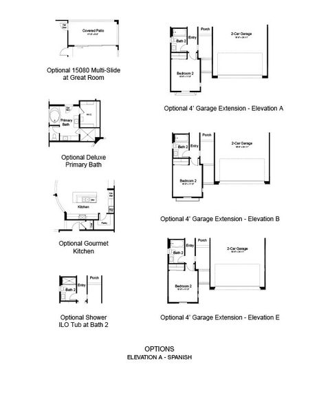 2D floor plan layout of this home in Aloravita South, Peoria, AZ (Image 3).