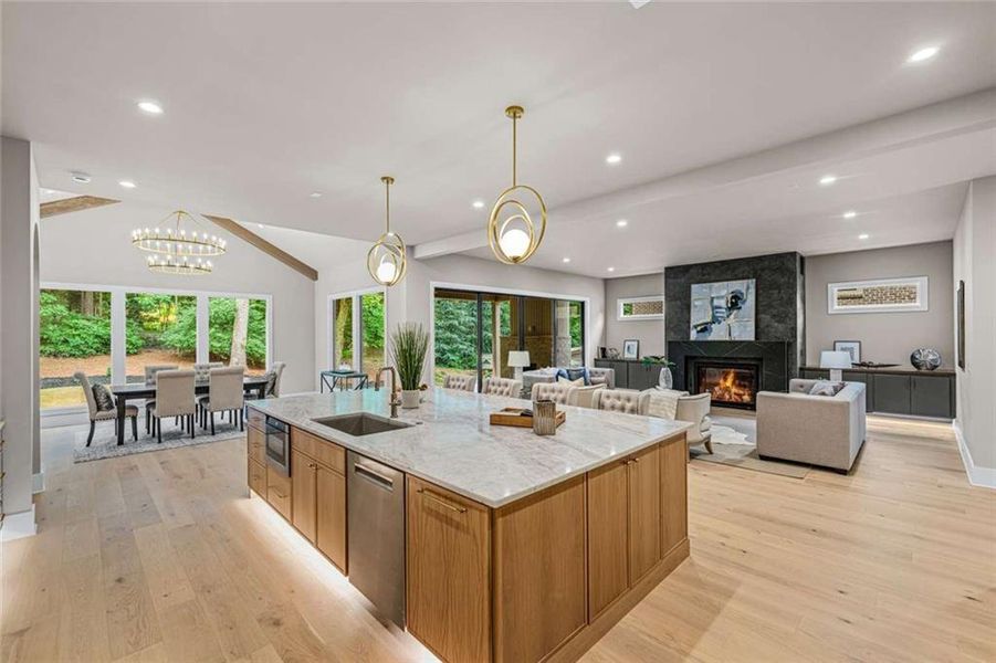 Furnished interior view inside a new home in , Atlanta (Image 13). Furnished interior view inside a new home in , Atlanta (Image 13).