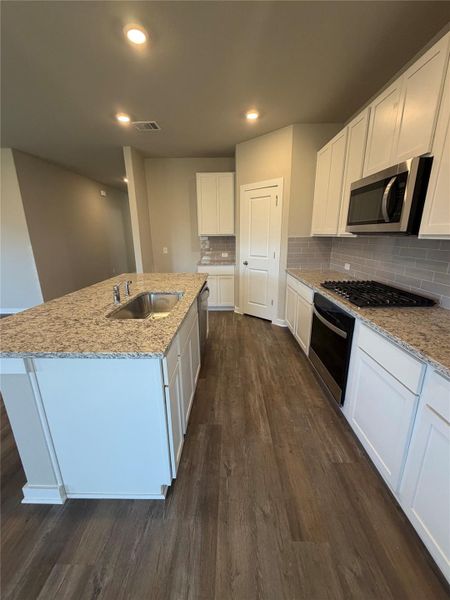 Beautiful finishes in open concept Kitchen