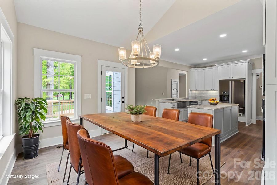 refrigerator is virtually staged