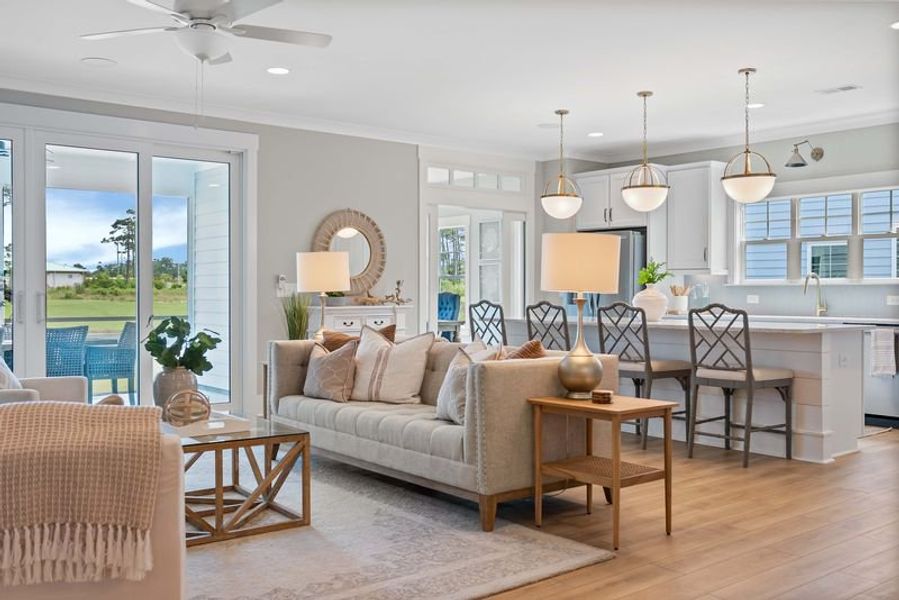 Representative furnished interior of a home built from the Ashton by Bill Clark Homes in The Sanctuary at Sunset Beach, Sunset Beach (Image 39). Representative furnished interior of a home built from the Ashton by Bill Clark Homes in The Sanctuary at Sunset Beach, Sunset Beach (Image 39).