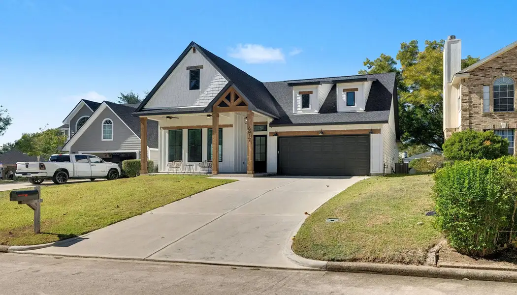 Front exterior of a new home in , Willis, TX, highlighting curb appeal (Image 1). Front exterior of a new home in , Willis, TX, highlighting curb appeal (Image 1).