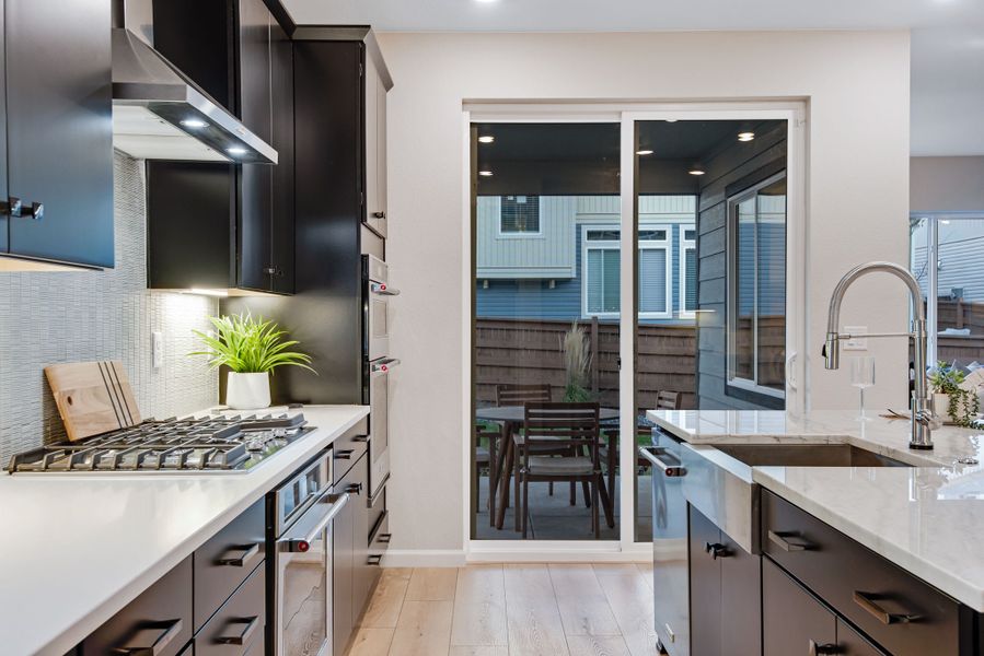 Furnished interior view inside a new home in Reunion, Commerce City (Image 9).