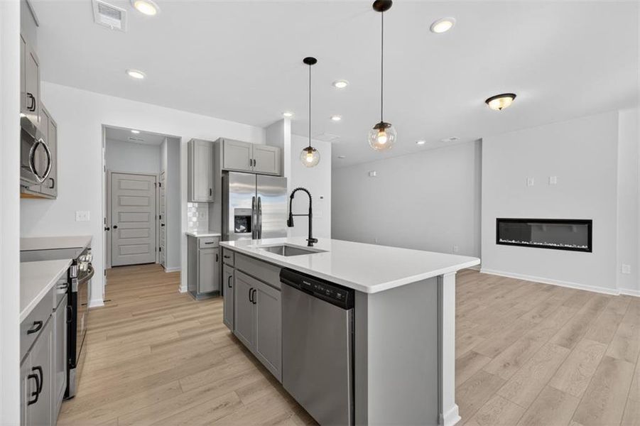 Furnished interior view inside a new home in Franklin Manor, Lawrenceville (Image 30).