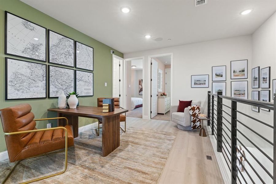 Furnished interior view inside a new home in , McKinney (Image 8).