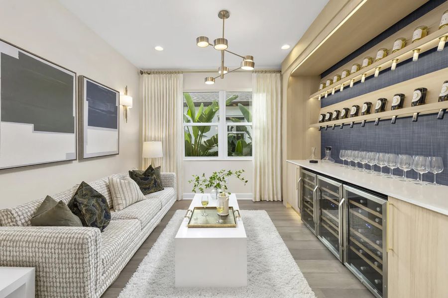 Representative furnished interior of a home built from the Orchid by GL Homes in Valencia Ridge (55+), Wesley Chapel (Image 11). Representative furnished interior of a home built from the Orchid by GL Homes in Valencia Ridge (55+), Wesley Chapel (Image 11).