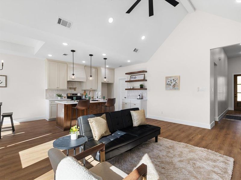 Furnished interior view inside a new home in , Fort Worth (Image 12).
