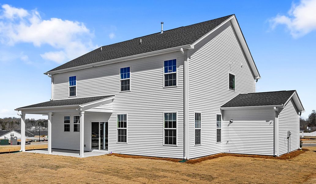 Exterior details and patio area of a home in Fieldstone, Lexington (Image 4).