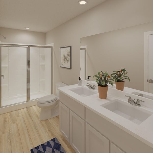 Furnished interior view inside a new home in , Ladson (Image 19).