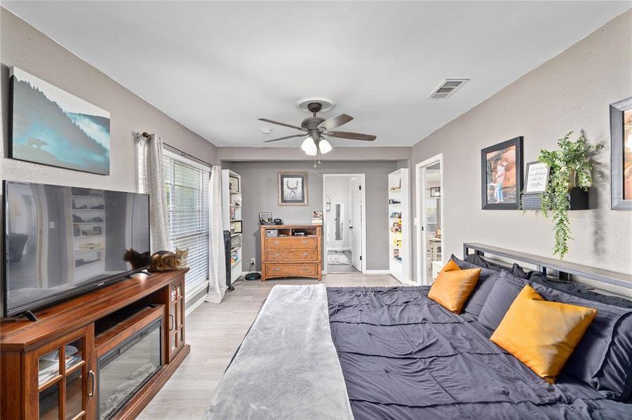 Primary bedroom with ensuite bath