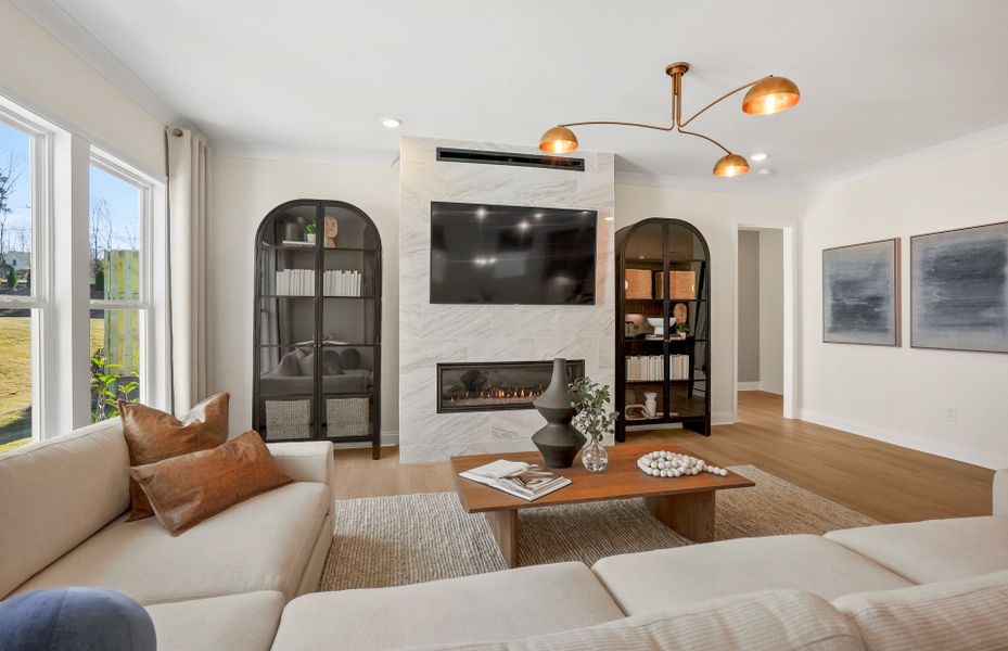 Representative furnished interior of a home built from the Murphy by Pulte Homes in Cannon Run, Concord (Image 32).