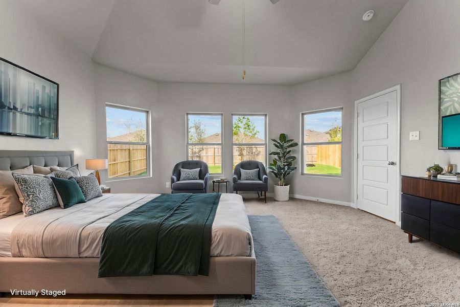 Furnished interior view inside a new home in Verano Farms, San Antonio (Image 11).