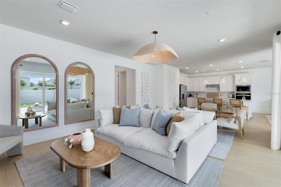 Furnished interior view inside a new home in Willow Ridge, Montverde (Image 16).
