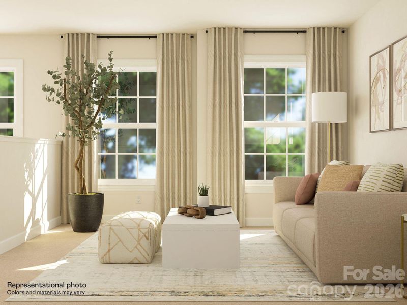 Furnished interior view inside a new home in Harris Mill, Indian Land (Image 23). Furnished interior view inside a new home in Harris Mill, Indian Land (Image 23).