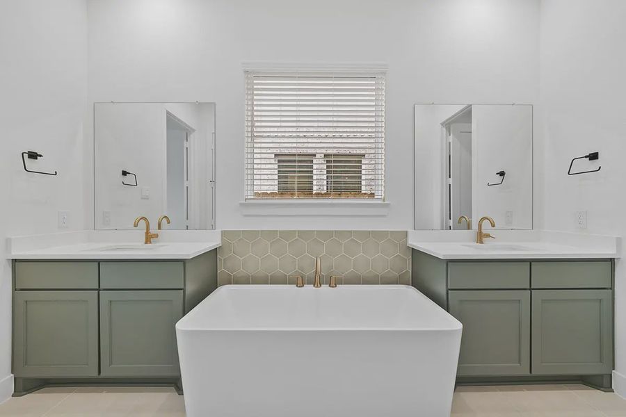 Furnished interior view inside a new home in Grange, Katy (Image 11).