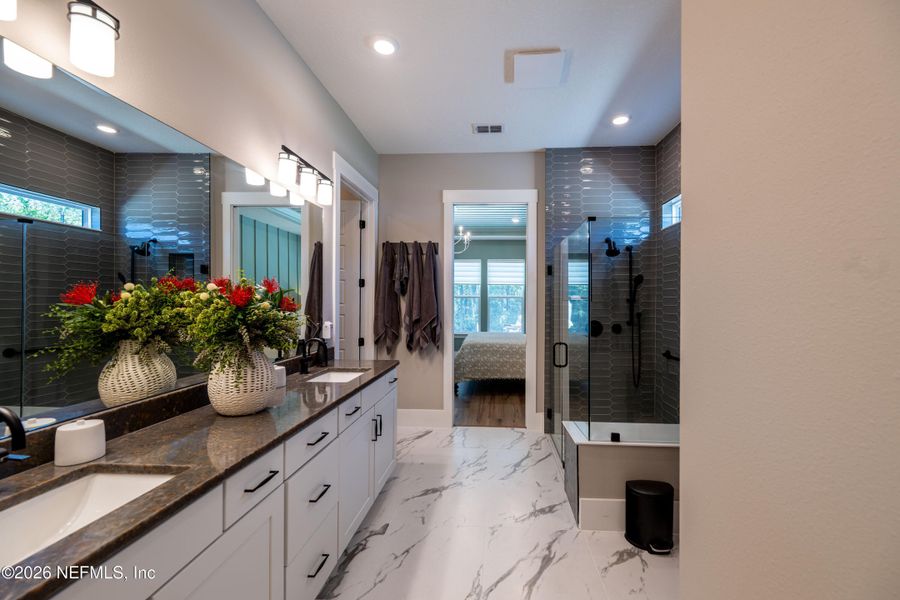 Furnished interior view inside a new home in , St. Johns (Image 69).