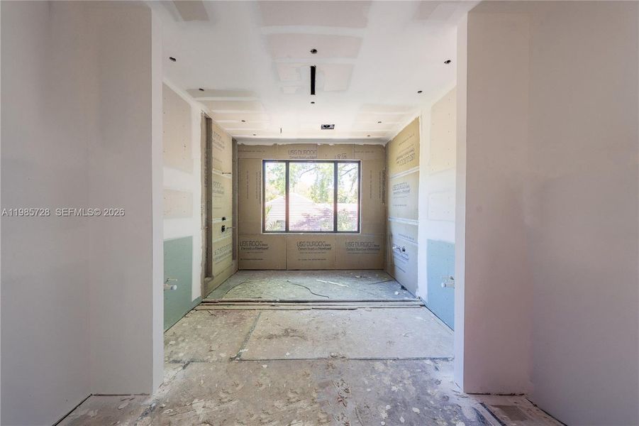 In-progress construction of a new home in , Miami, FL (Image 16).