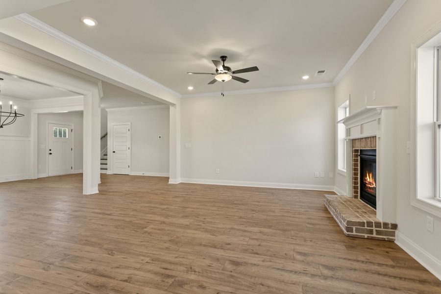 Spacious, unfurnished interior of a new home in Cherokee Knoll, Williamston (Image 13).