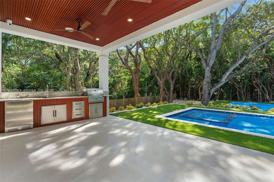 Exterior details and patio area of a home in , Islamorada, Village of Islands (Image 39). Exterior details and patio area of a home in , Islamorada, Village of Islands (Image 39).