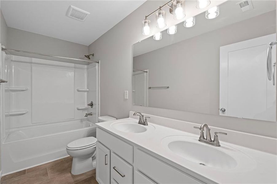 Furnished interior view inside a new home in Crossvine Estates, Braselton (Image 9).